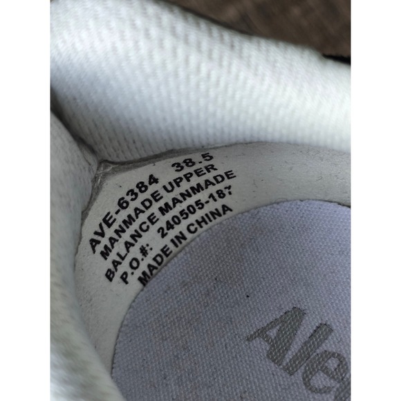 Alegria Womens Platform‎ Sneakers Averie White Zebra Print Zip Up Size 8 38.5 - Picture 8 of 11